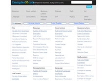 Tablet Screenshot of examplesof.com